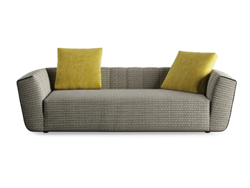 DOLCE VITA - 3 seater fabric sofa by Liu Jo Living Collection - view 3